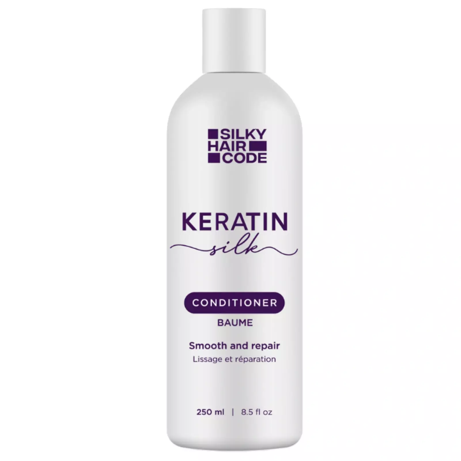 KERATIN SILK intesyvaus poveikio pažeistą plaukų struktūrą atstatantis balzamas KERATIN SILK intesyvaus poveikio pažeistą plaukų struktūrą atstatantis balzamas